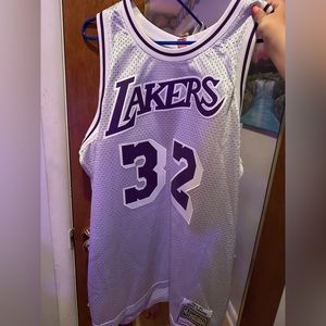 NBA Platinum Swingman Jersey Lakers 84-85 Magic Johnson size 2XL